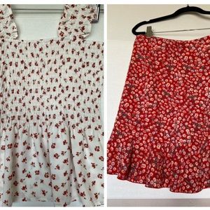 Shein Summer Skirt and Top